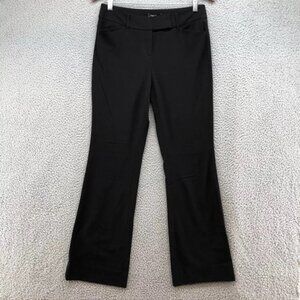 WHBM High-Rise Trouser, Women's 12S, BLACK